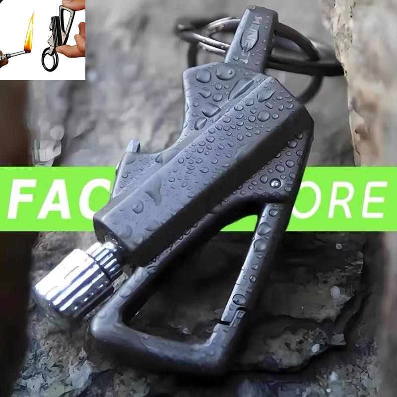 Fire Starter Waterproof - New Outdoor Metal Portable Lighter Immortal