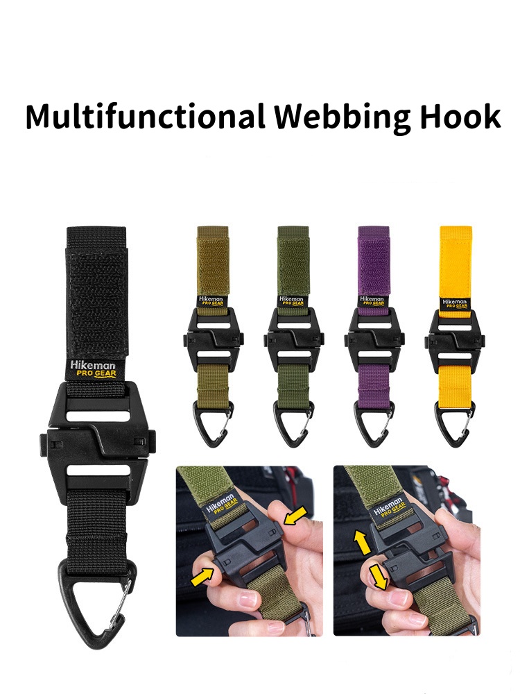 Tactical Belt Rigger - Multifunctional Webbing Hook Suitable for Molle