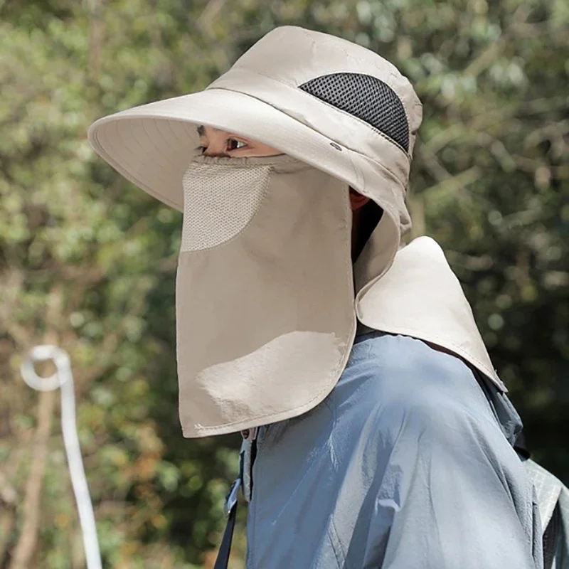 Hunting Fishing Outdoor - Summer Sun Hats UV Protection Outdoor