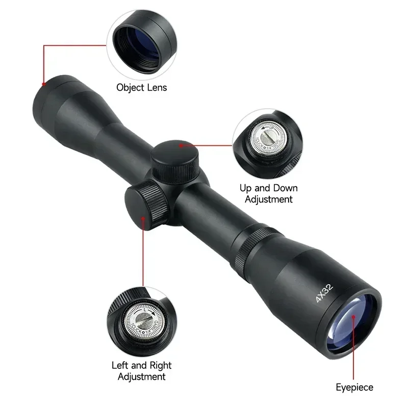 2-6X32AOE Crossbow Short Scope - Crossbow Scope Sight 评论和价格