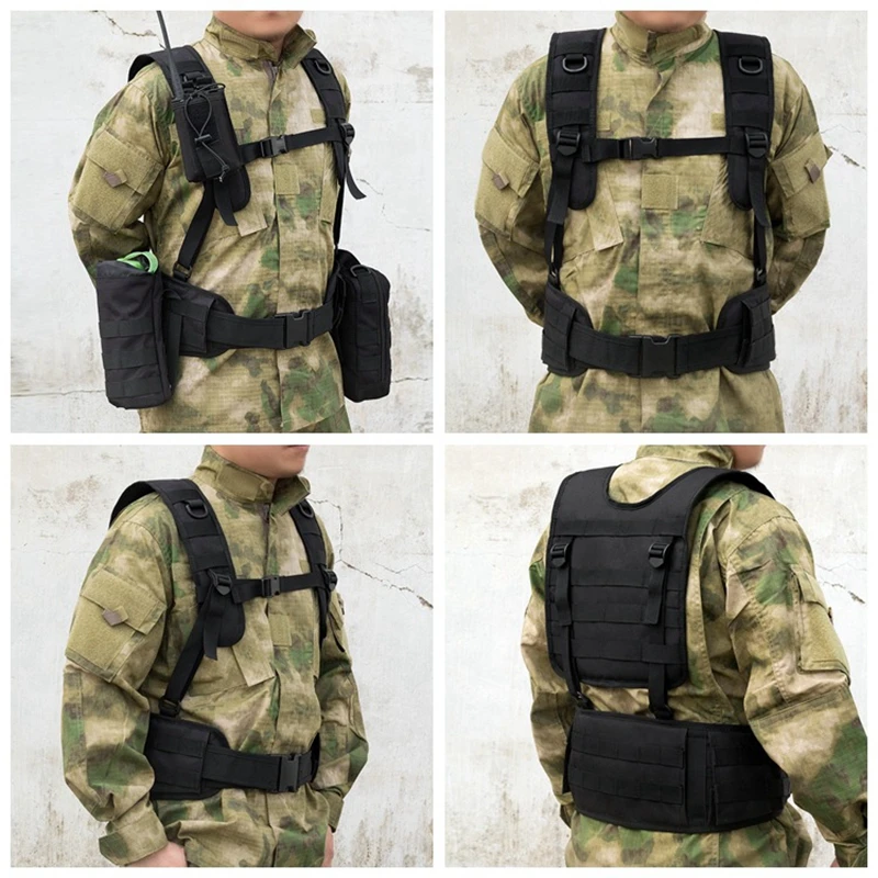 Detachable Tactical Vest Molle - Tactical Belt Rigger 评论和价格