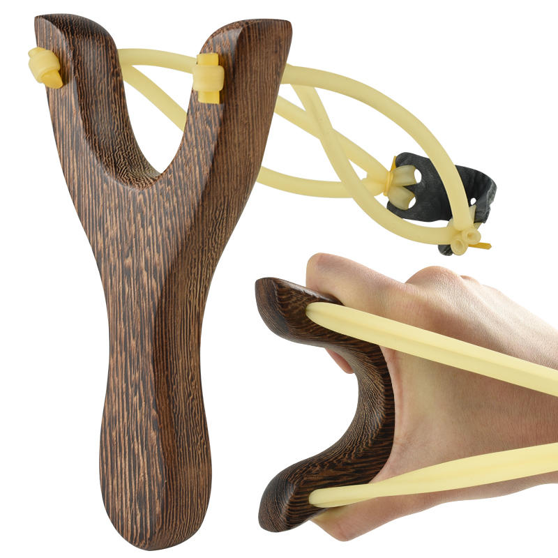 Traditional Wooden Tirachinas  - Outdoor Hunting Launcher 评论和价格