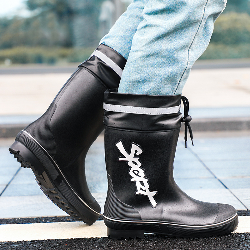 Mid-calf Rain Boots Men Slip-O - Fishing Waders Breathable 评论和价格