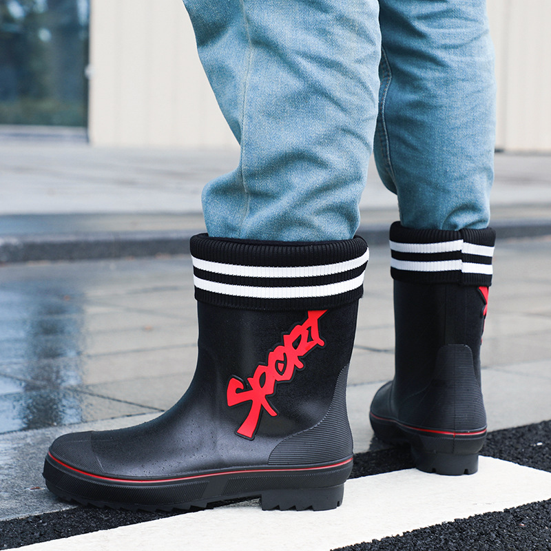 Mid-calf Rain Boots Men Slip-O - Fishing Waders Breathable 评论和价格