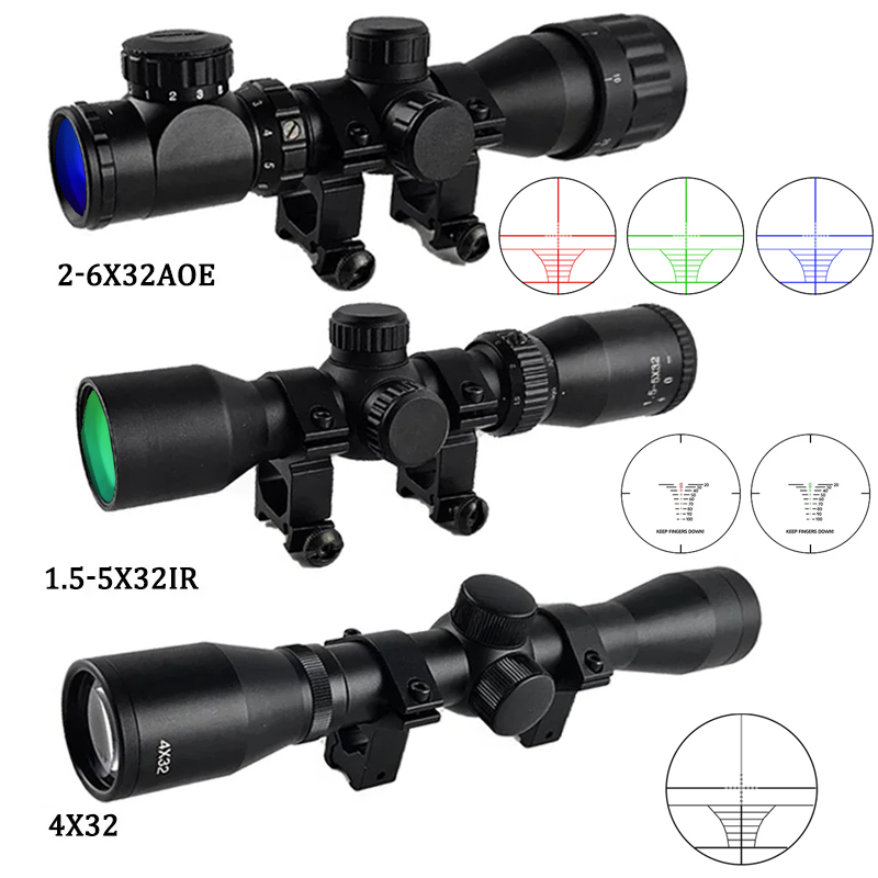 4x32 1.5-5x32IR 2-6X32AOE Tact - Crossbow Scope Sight 评论和价格