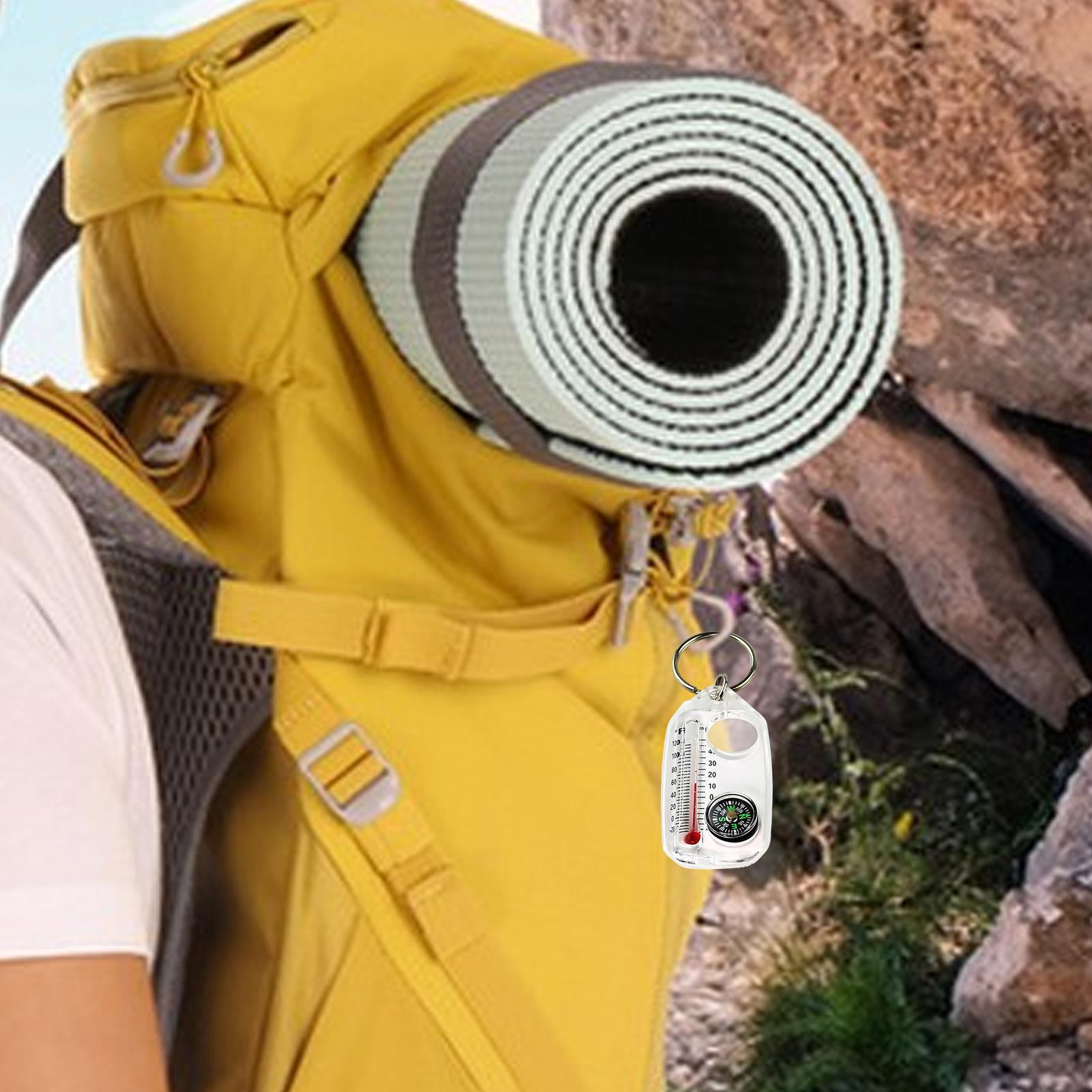 Portable Outdoor Keychain Comp - Hunting Outdoor Thermometer 评论和价格
