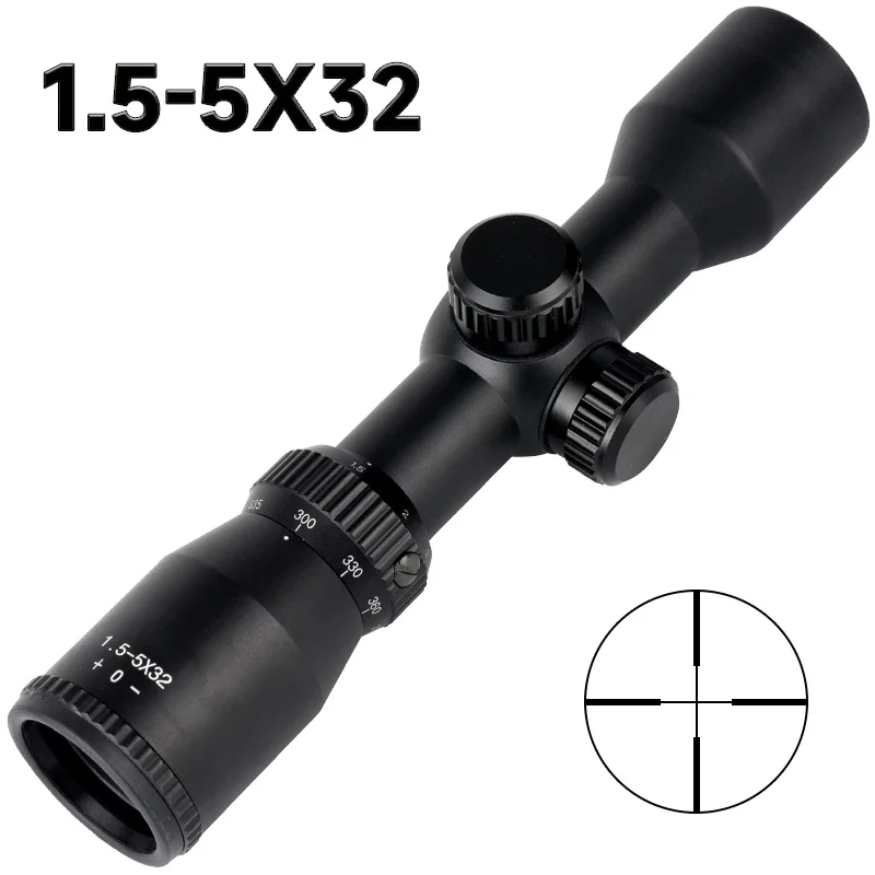 1.5-5X32 Crossbow Short Huntin - Crossbow Scope Sight 评论和价格
