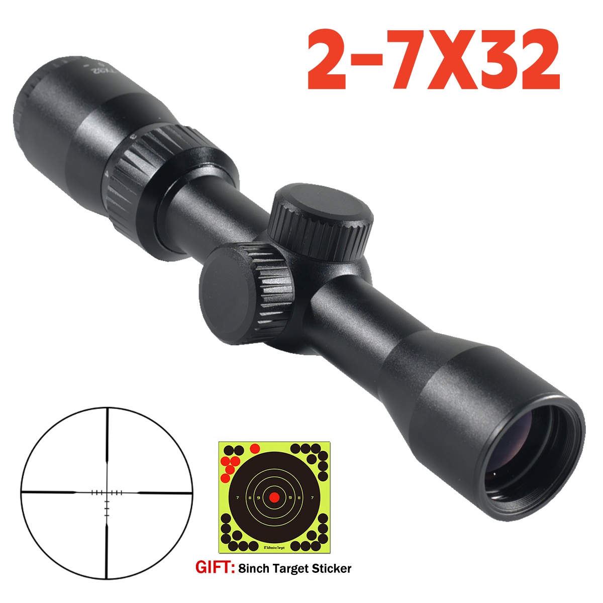 Hunting Tactical Scope 2-7x32  - Crossbow Scope Sight 评论和价格
