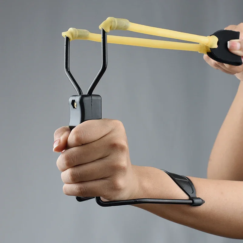 Wrist Support Slingsshot Foldi - Outdoor Hunting Launcher 评论和价格
