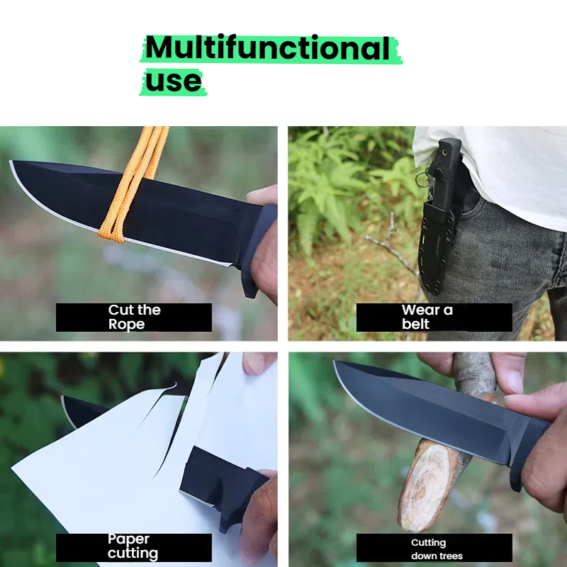 New fixed-blade outdoor high-h - Hunting Knife Outdoor Edge 评论和价格