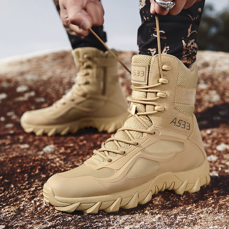 Men Tactical Boot Safety Anti- - Hunting Outdoor Brand 评论和价格