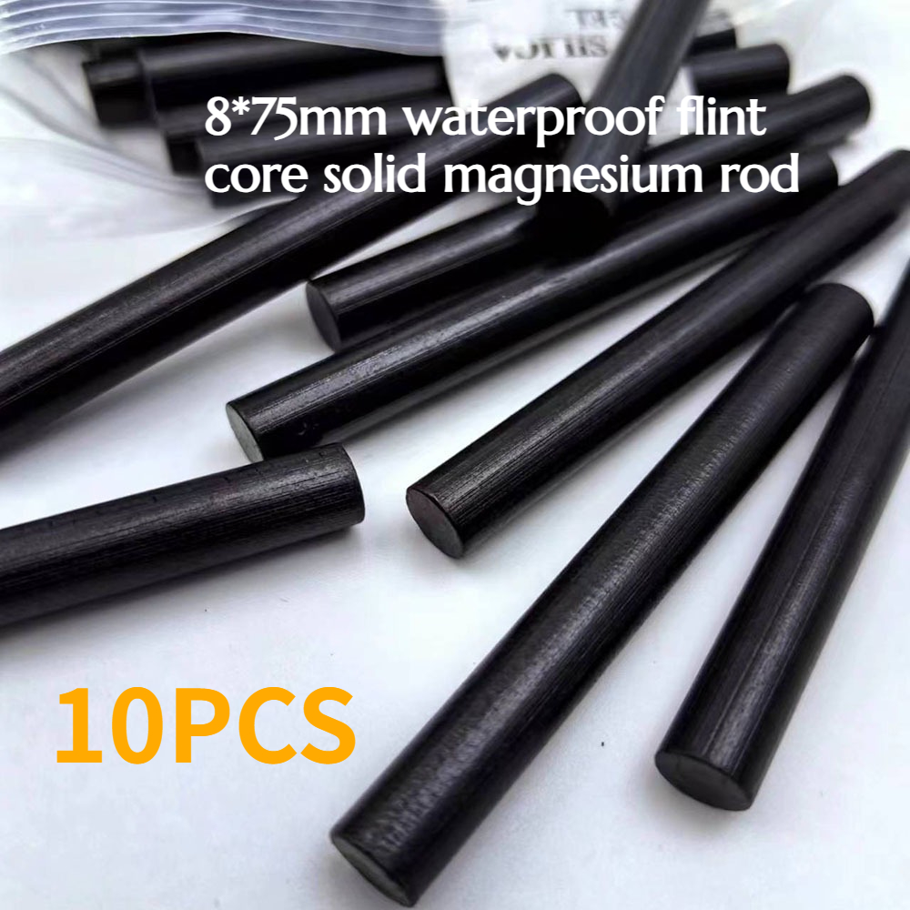 10PCS 8*75mm Waterproof Flint  - Fire Starter Waterproof 评论和价格