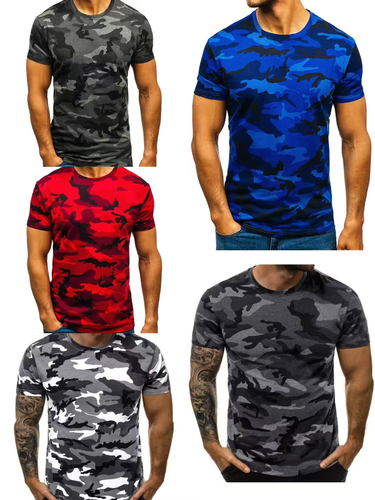 Outdoor Sports Men T-Shirts 3D - Hunting And Outdoor Shop 评论和价格