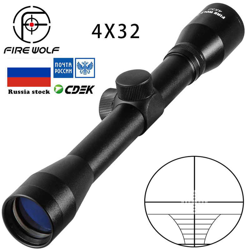 FIRE WOLF 4X32 Bow Cross Tacti - Crossbow Scope Sight 评论和价格