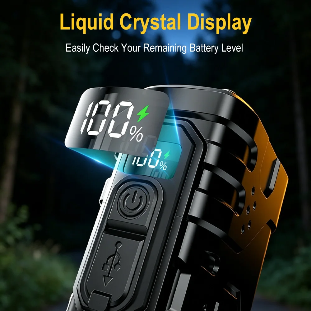 BORUIiT Hand Crank EDC LED Fla - Hunting Fishing Outdoor 评论和价格