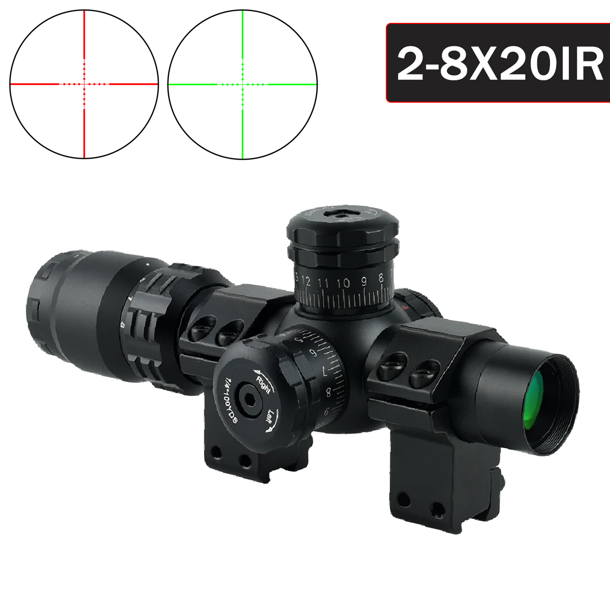 2-8x20IR Hunting Rifle Scopes  - Crossbow Scope Sight 评论和价格