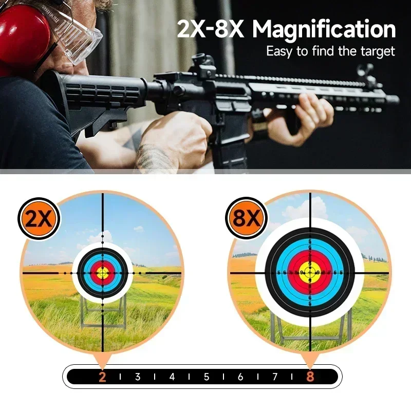 2-8x20IR Hunting Rifle Scopes  - Crossbow Scope Sight 评论和价格