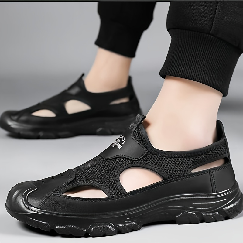 Men Closed Toe Hiking Sandals  - Fishing Waders Breathable 评论和价格