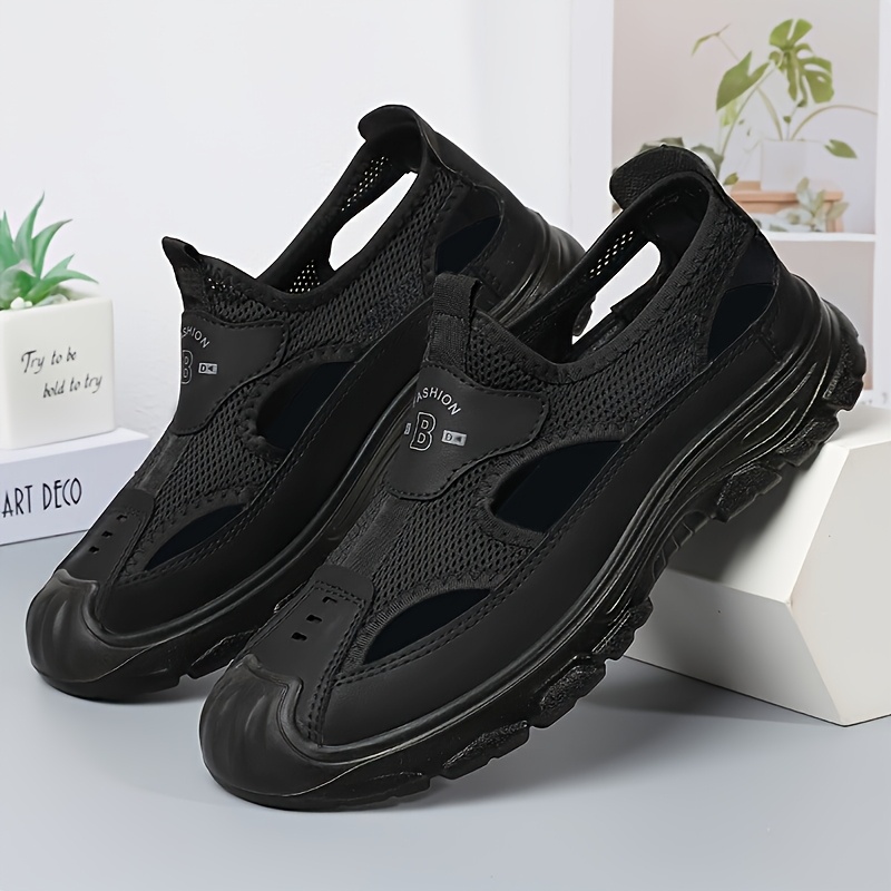 Men Closed Toe Hiking Sandals  - Fishing Waders Breathable 评论和价格