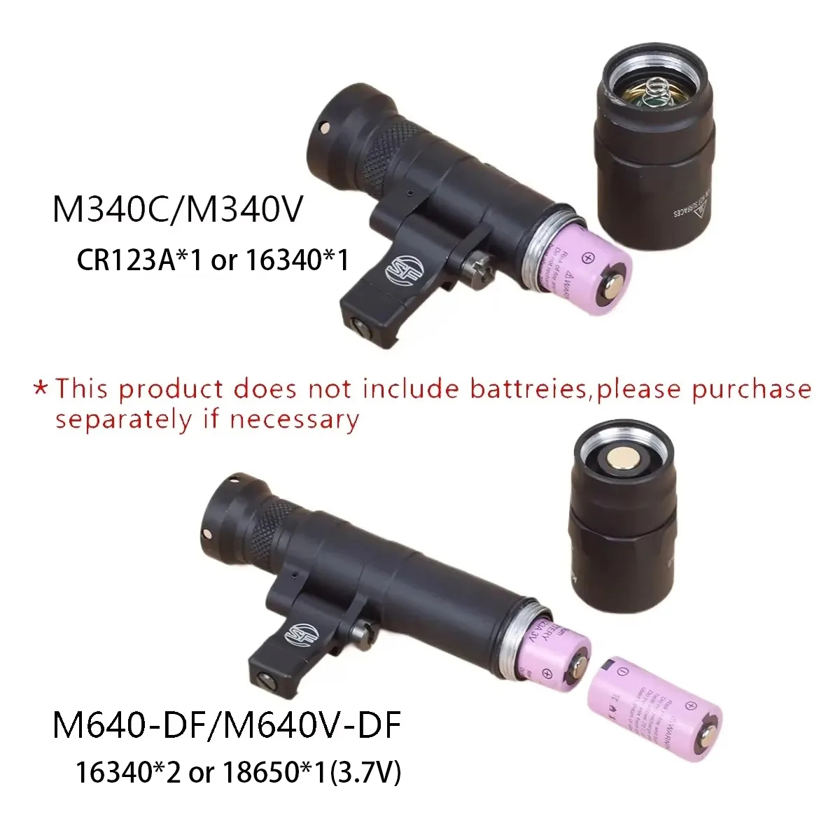 Surefir M600 M340 DF M640 SF F - Hunting And Outdoor Shop 评论和价格