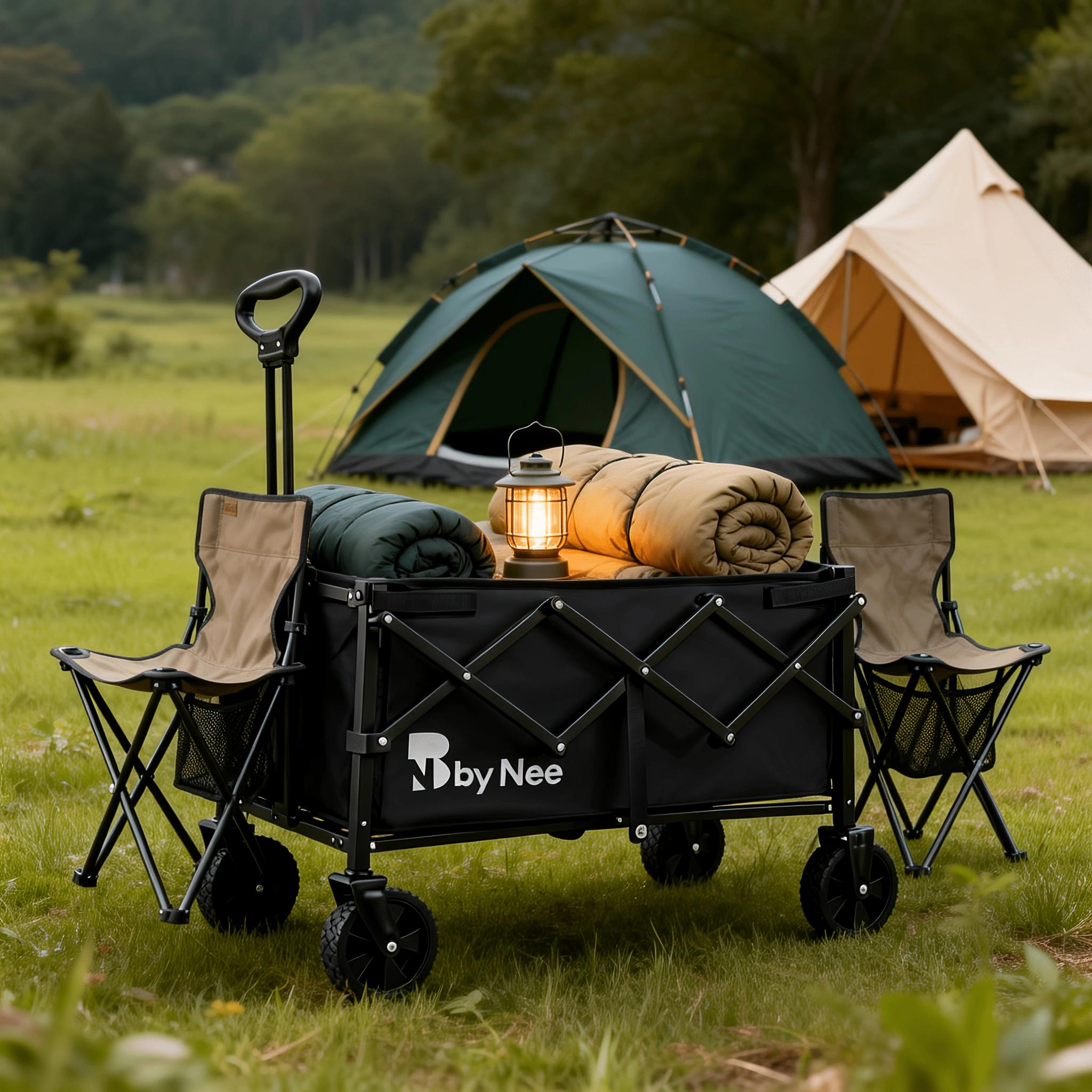 Heavy Duty Foldable Wagon Cart - Hunting And Outdoor Shop 评论和价格