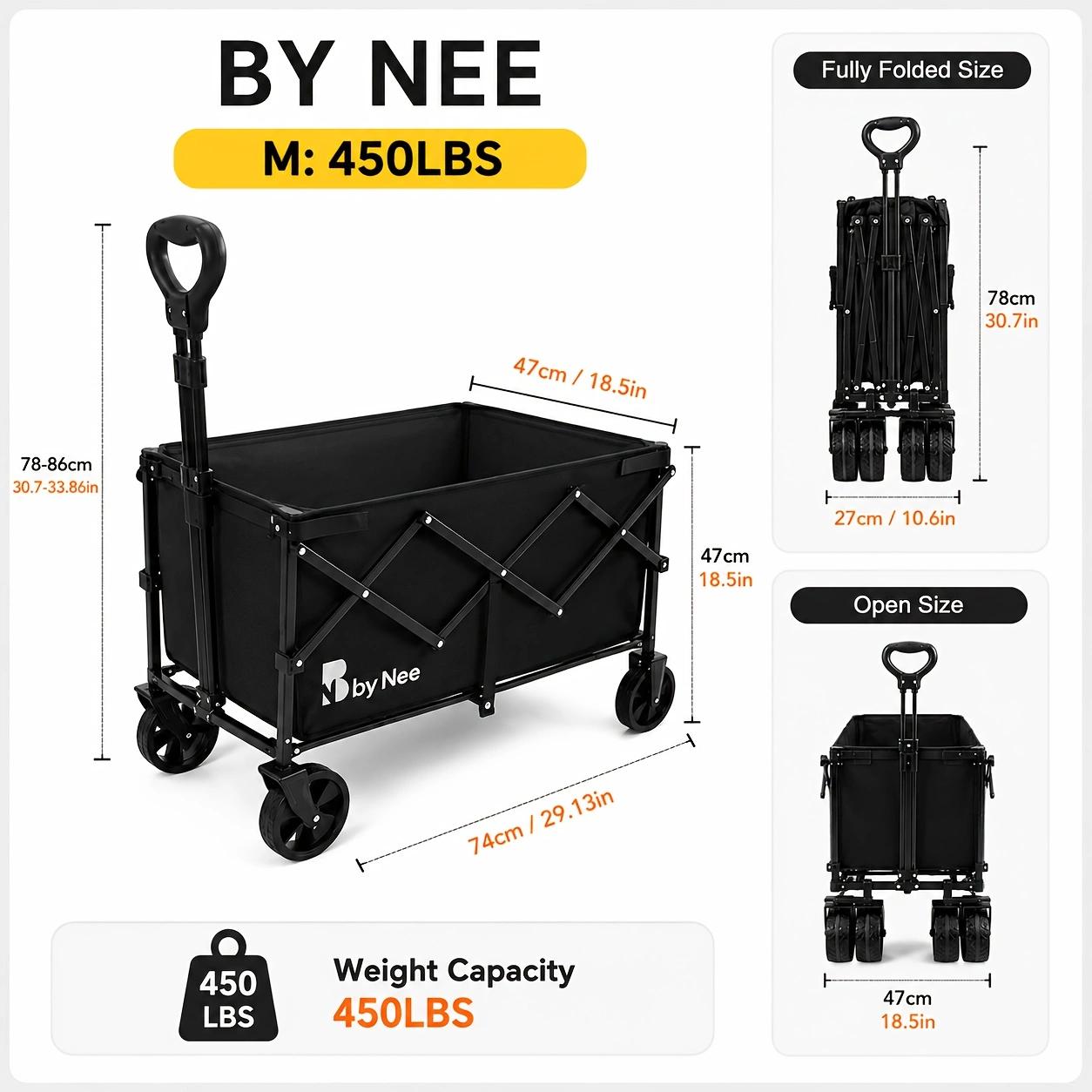 Heavy Duty Foldable Wagon Cart - Hunting And Outdoor Shop 评论和价格