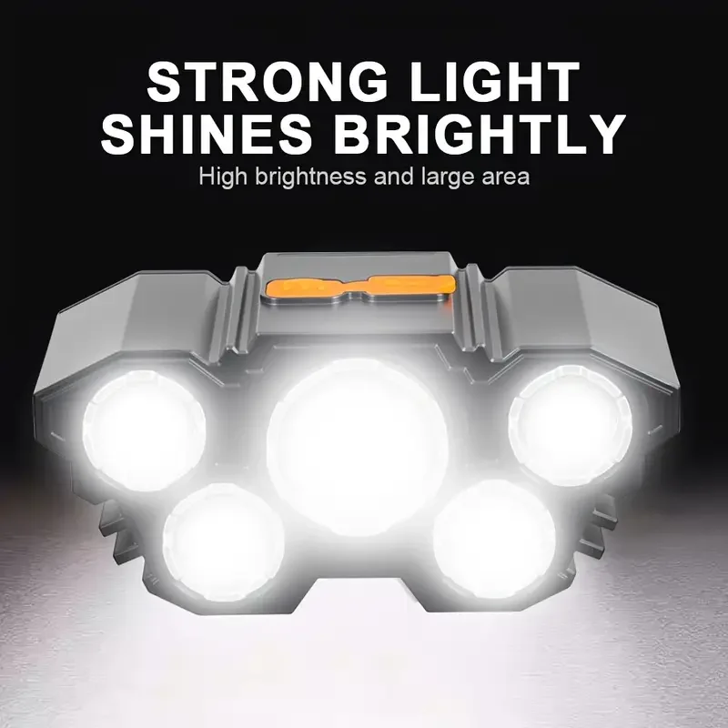 Portable 5LED Outdoor Headlamp - Hunting Fishing Outdoor 评论和价格